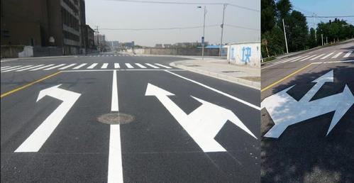 如此辨别不同的道路交通标线，甚好！